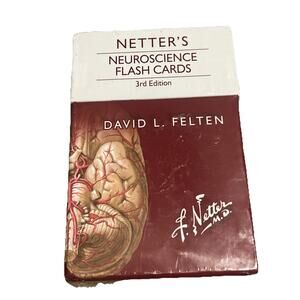 Netter's Neuroscience Flash Cards 3rd Edition by David L. Felten New